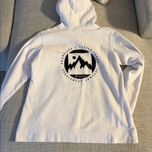 Columbia Women's Off-White Hoodie Sweater - Picture 3 of 4